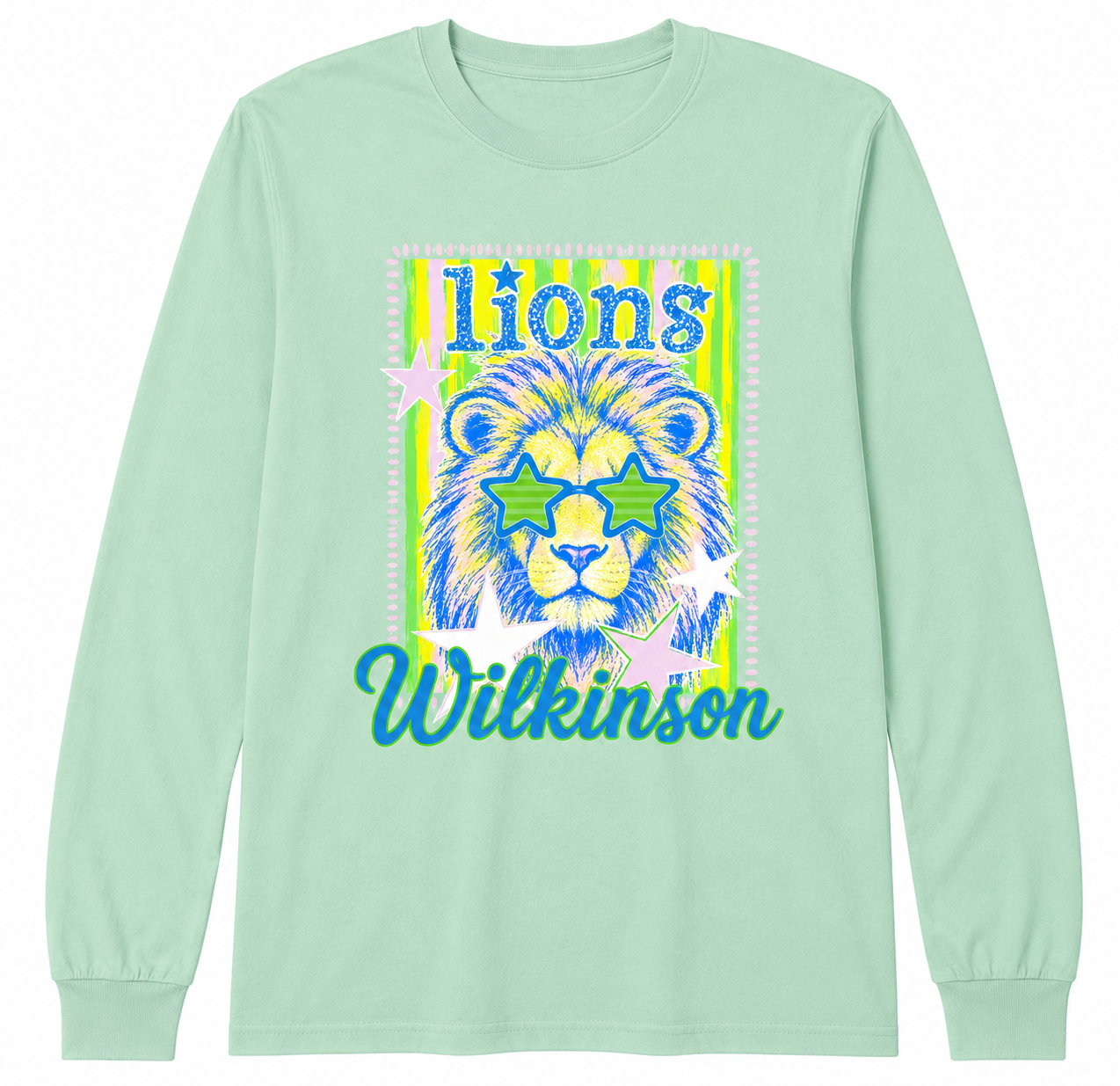 Neon Mint Long Sleeve Tee